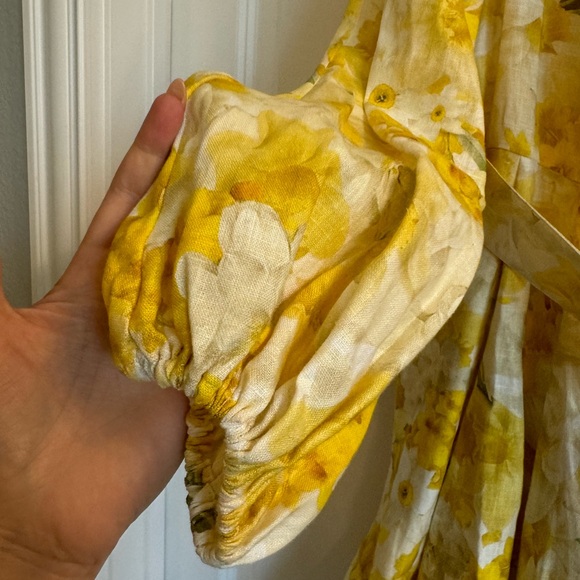 ZIMMERMANN WONDERLAND FLORAL BELTED MINI DRESS - SIZE 4 - NWOT - Picture 8 of 10